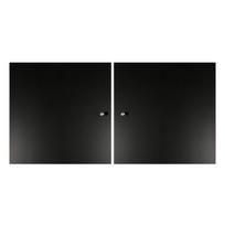 Juodos durys modulinei lentynų sistemai 2 vnt. 32x33 cm Mistral Kubus - Hammel Furniture