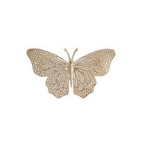 Iš metalo didelio formato sieninė dekoracija 41x23 cm Butterfly – Light & Living