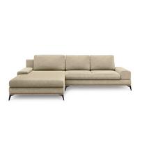 Smėlio spalvos sofa-lova Windsor & Co Sofos Planet, kairysis kampas
