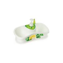 Žalias indų plovimo stovas su ploviklio dozatoriumi Snips