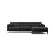 Kampinė sofa tamsiai pilkos spalvos (su dešiniuoju kampu) Bali – Cosmopolitan Design