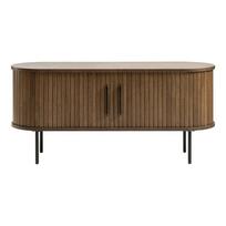 Rudas ąžuolinis TV staliukas 120x56 cm Nola - Unique Furniture