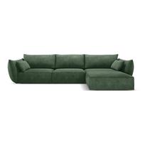 Tamsiai žalia kampinė sofa (dešinysis kampas) Vanda - Mazzini Sofas