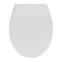 Balta klozeto lengvai užsidaranti tualeto sėdynė Wenko Samos, 44,5 x 37,5 cm