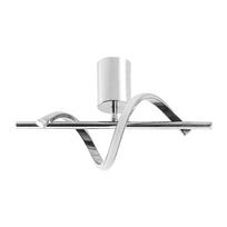 Sidabrinės spalvos lubinis šviestuvas LED 7x41 cm Likma – Opviq lights