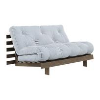 Balta/šviesiai mėlyna sofa-lova 140 cm Roots - Karup Design