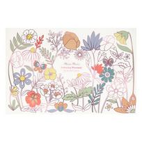 Iš popieriaus padėkliukai 8 vnt. 28x42.5 cm Butterflies & Flowers – Meri Meri