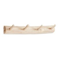 Natūralios spalvos iš tikmedžio masyvo sieninė lentyna 63 cm Gaillech – Kave Home
