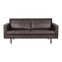 Juodos spalvos iš dirbtinės odos sofa 190 cm Rodeo – WOOOD