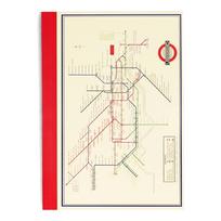 Užrašinė 60 psl. A6 Heritage Tube Map – Rex London