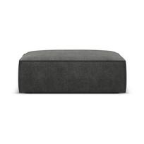 Pilkos spalvos taburetė iš šenilinio audinio Vanda – Mazzini Sofas