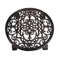 Iš metalo mobilus stovas gėlių vazonui ø 29 cm Ornament – Esschert Design