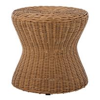 Iš dirbtinio rotango apvalios formos sodo šoninis staliukas ø 53 cm Roccas – Bloomingville