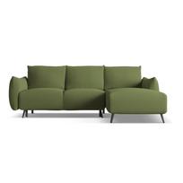 Žalios spalvos kampinė sofa (su dešiniuoju kampu) Malie – Makamii