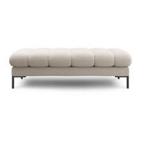 Smėlio spalvos paminkštinto audinio suolas Bali – Cosmopolitan Design