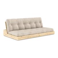 Sulankstoma sofa smėlio spalvos 196 cm Base – Karup Design