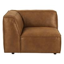 Modulinė sofa konjako rudos spalvos (su kairiuoju kampu) Fairfield Kentucky – Bonami Selection
