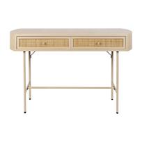 Konsolinis staliukas smėlio spalvos 40x120 cm Amaya – White Label
