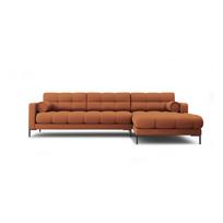 Kampinė sofa raudonos plytų spalvos (su dešiniuoju kampu) Bali – Cosmopolitan Design