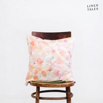 Iš lino dekoratyvinis pagalvės užvalkalas 40x40 cm Floral – Linen Tales