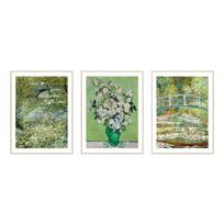Paveikslai reprodukcijos 3 vnt. 30x40 cm Van Gogh & Monet – knor