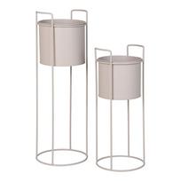 Iš metalo gėlių vazonų dangteliai 2 vnt. ø 21,5 cm Rabo – House Nordic