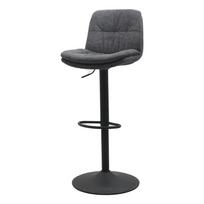 Reguliuojamo aukščio baro taburetė tamsiai pilkos spalvos Colville – Unique Furniture