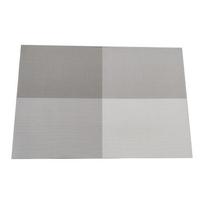 Pilkas plastikinis padėkliukas 2 vnt. 30x45 cm Chess - JAHU collections