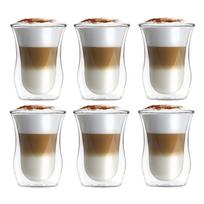 Iš stiklo puodeliai 6 vnt. su dviguba sienele 250 ml – Vialli Design