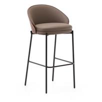 Rudos spalvos baro taburetė (sėdynės aukštis 77 cm) Eamy – Kave Home