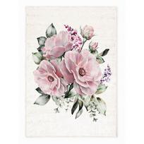 Rožinės ir kreminės spalvos plaunamas kilimas 100x140 cm New Carpets - Oyo home