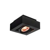 Lubinis šviestuvas juodos spalvos 18,5x18,5 cm su metaliniu gaubtu Loid – GTV
