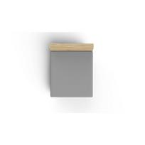 Iš medvilnės paklodė tamsiai pilkos spalvos su guma 140x200 cm – Mijolnir