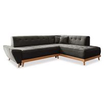 Tamsiai pilka kampinė sofa Miuform Dazzling Daisy L, dešinysis kampas