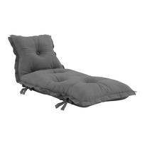 Pilkas sulankstomas futono gultas, tinkamas naudoti lauke Karup Design OUT™ Sit&Sleep