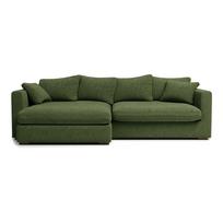 Kampinė sofa tamsiai žalios spalvos (su kairiuoju kampu) Comfy – Scandic