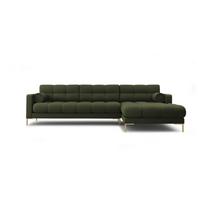 Kampinė sofa žalios spalvos (su dešiniuoju kampu) Bali – Cosmopolitan Design