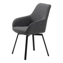 Valgomojo kėdė pilkos spalvos Alma – Unique Furniture