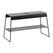 Spintelė batams iš metalo juodos spalvos su suoliuku A-Bench – Zone
