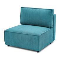 Modulinė sofa mėlynos spalvos iš kordinio velveto (modulinė) Nihad modular – Bobochic Paris