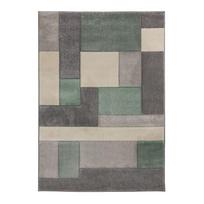 Žalios ir pilkos spalvos kilimas Flair Rugs Cosmos, 120 x 170 cm