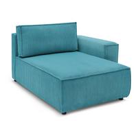 Modulinė sofa mėlynos spalvos iš kordinio velveto (su dešiniuoju kampu) Nihad modular – Bobochic Paris