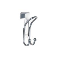 2 sidabrinių kabliukų ant durų rinkinys Wenko Door Hook
