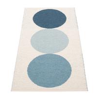 Mėlynos spalvos/kreminės spalvos lauko ir vidaus kilimas 70x140 cm Otto Sky – Pappelina