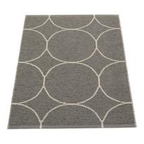 Tamsiai pilkos spalvos lauko ir vidaus kilimas 70x100 cm Boo Charcoal Linen – Pappelina