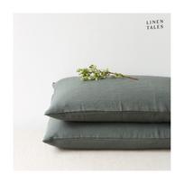 Iš lino pagalvės užvalkalas 40x40 cm Forest Green – Linen Tales