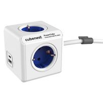 Kištukinis lizdas 13 cm PowerCube Extended USB Schuko – Cubenest