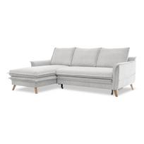 Sulankstoma kampinė sofa smėlio spalvos (su kairiuoju kampu) Charming Charlie – Miuform