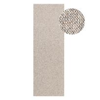 Skalbiamas kilimas pilkos spalvos/kreminės spalvos 80x240 cm Rocco Dark Cream – Elle Decoration