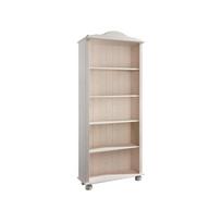 Iš pušies masyvo knygų spinta baltos spalvos 70x181 cm Ella – Støraa